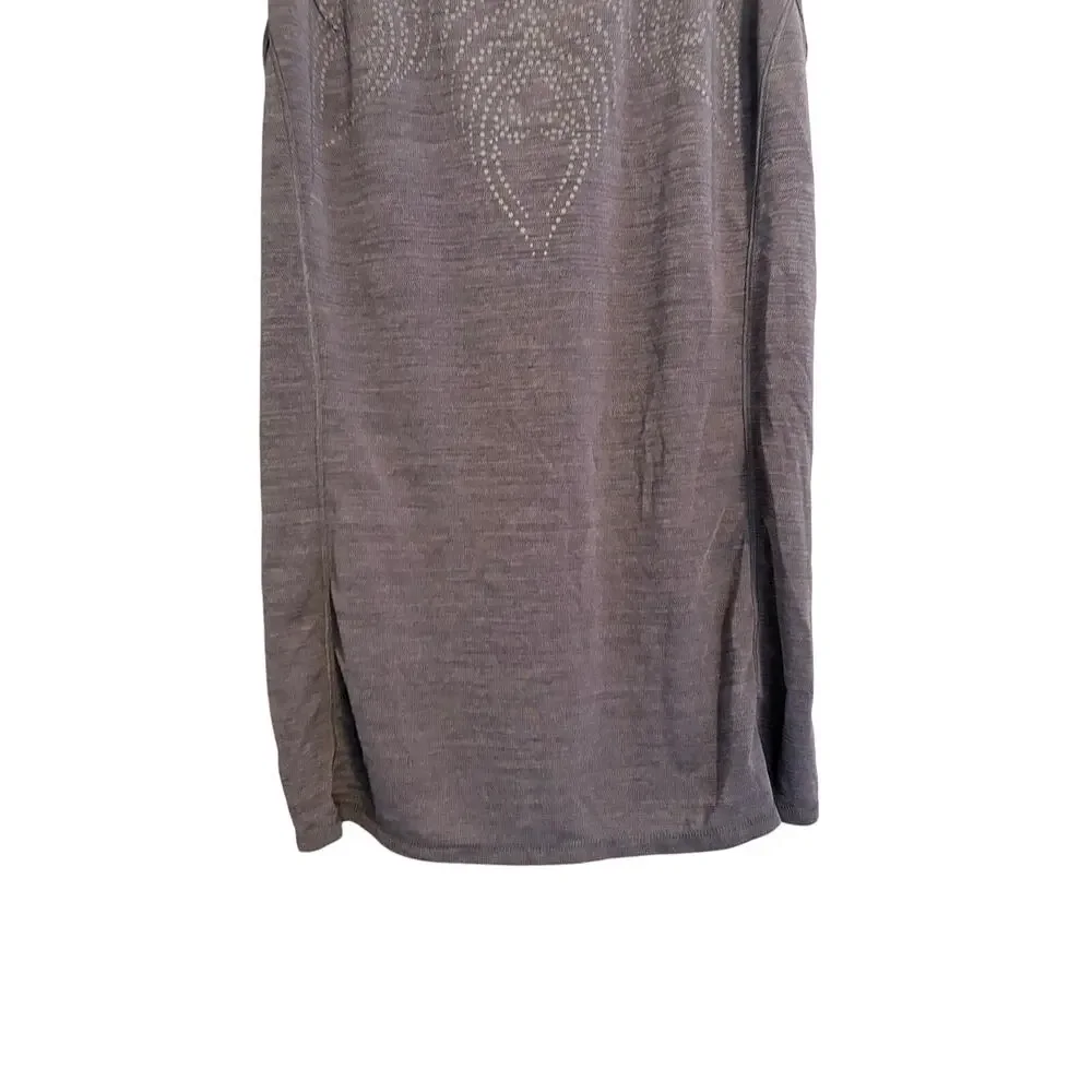 Lululemon Silver Reflective Racerback Tank Singlet Top Lavender 6